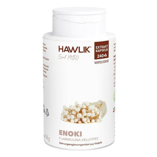 HAWLIK Enoki Extrakt Kaps 240 Stk