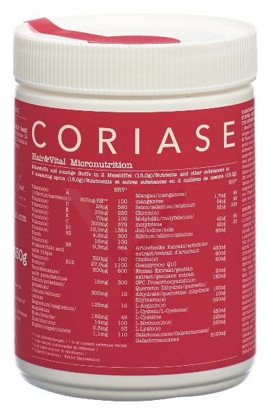 DrogerieMarkt24 - DrogerieMarkt24 CORIASE Hair&Vital Mikronährstoffe 450g - DrogerieMarkt24