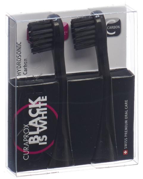 DrogerieMarkt24 - DrogerieMarkt24 CURAPROX Hydrosonic BIW sonic brush hea carb 2 Stk - DrogerieMarkt24