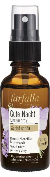 DrogerieMarkt24 - DrogerieMarkt24 FARFALLA Kissenspray Gute Nacht Lavendel 30 ml - DrogerieMarkt24