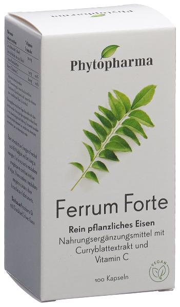 PHYTOPHARMA Ferrum Forte Kaps Ds 100 Stk