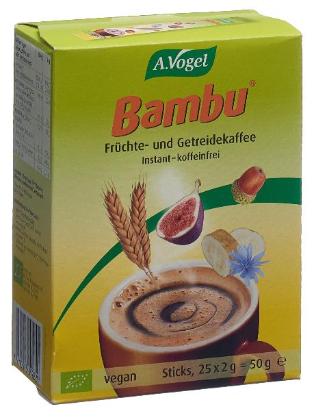 VOGEL Bambu Früchtekaffee instant 25 Stick 2 g
