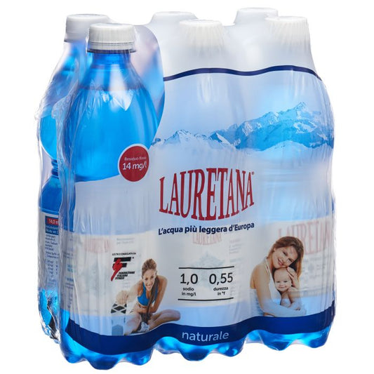 LAURETANA Mineralwasser o Kohlens 6 Petfl 1.5 lt