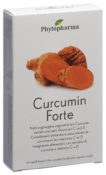 DrogerieMarkt24 - DrogerieMarkt24 PHYTOPHARMA Curcumin Forte Liquid Kapseln 60 Stk - DrogerieMarkt24
