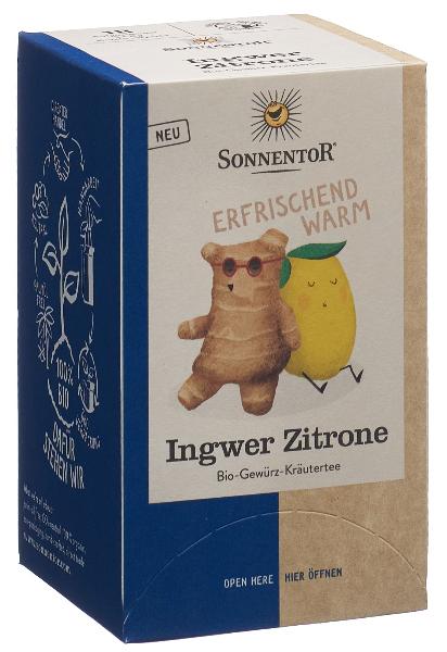 SONNENTOR Ingwer Zitronen Tee Btl 18 Stk