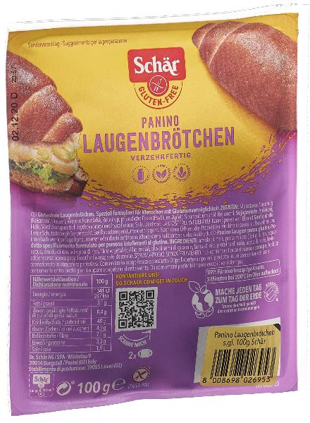 SCHÄR Laugenbrötchen glutenfrei 100 g