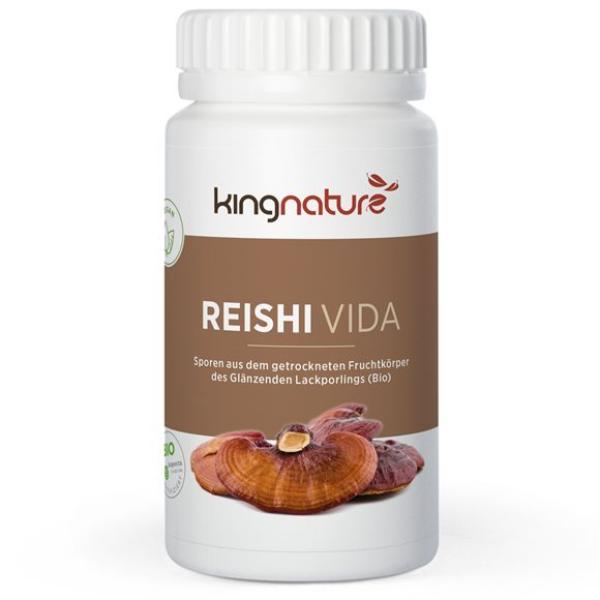 KINGNATURE REISHI VIDA Kaps 300 mg Bio Spo 120 Stk