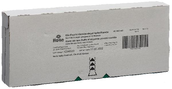 HOLLE Früchte-Gemüseriegel Apf Karot Bio 20 x 25 g