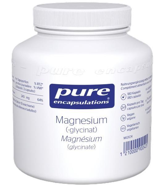 PURE Magnesiumglycinat Kaps Ds 180 Stk