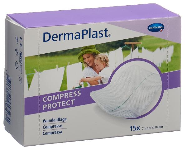 DERMAPLAST Compress Protect 7.5x10cm 15 Stk