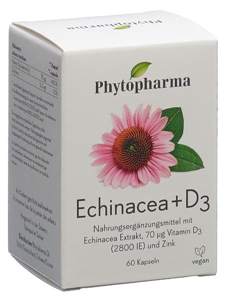 PHYTOPHARMA Echinacea + Vitamin D3 Kaps 60 Stk