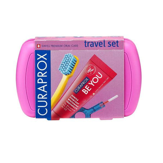 CURAPROX Travel Set rosa