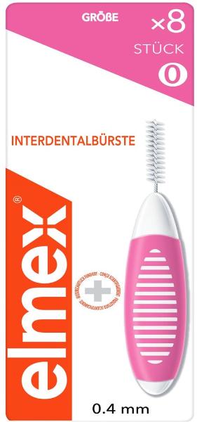 ELMEX Interdentalbürsten 0.4mm pink 8 Stk