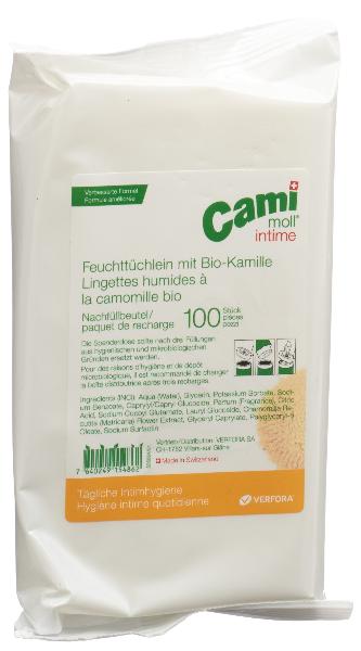 DrogerieMarkt24 - DrogerieMarkt24 CAMI MOLL intime Feuchttücher refill NF 100 Stk - DrogerieMarkt24
