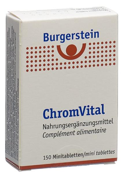 BURGERSTEIN Chromvital Tabl 150 Stk