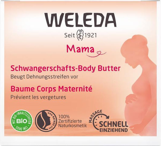 WELEDA MAMA Body Butter Schwangerschaft Glas 150 g