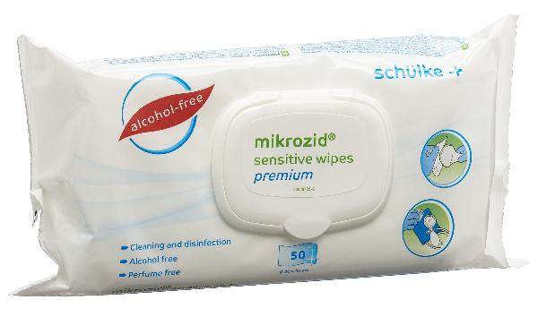 DrogerieMarkt24 - DrogerieMarkt24 MIKROZID Sensitive wipes premium 50 Stk - DrogerieMarkt24