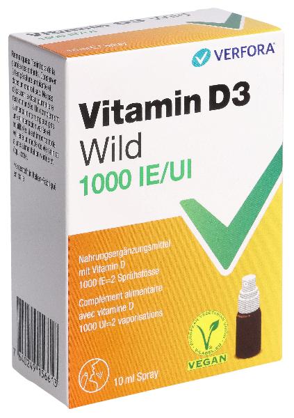 VITAMIN D3 WILD Spray 1000 IE vegan 10 ml