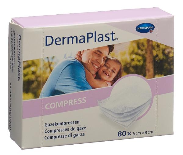 DERMAPLAST Compress 6x8cm Box 80 Stk