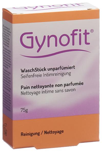 GYNOFIT Waschstück unparfümiert 75 g