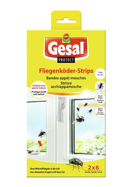 GESAL PROTECT Fliegenköder-Strips 2 x 6 Stk