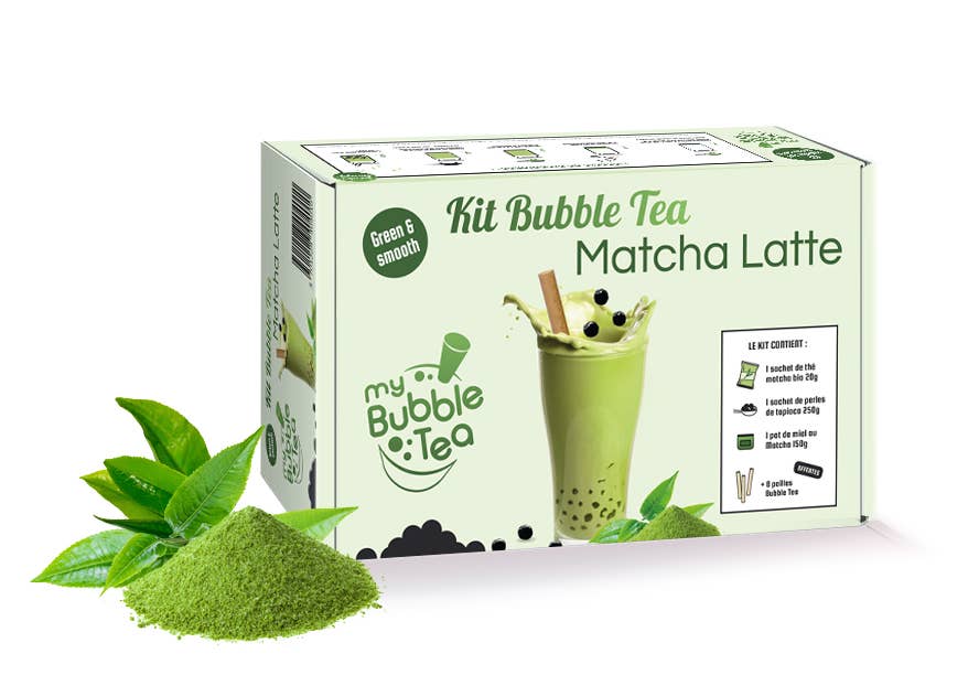 Matcha Latte Bubble Tea Set