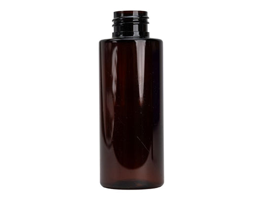 Aromalife Flasche rPET braun-transparent rund (100 ml)