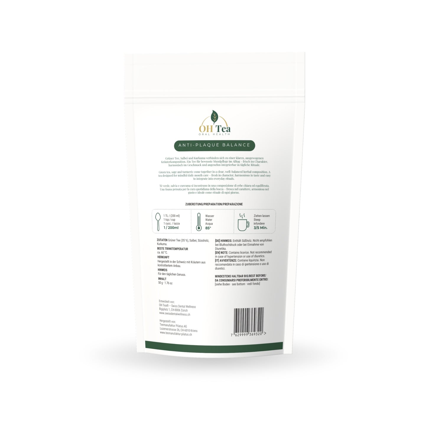 OH Tea | Kräutertee Anti-Plaque Balance 50 g