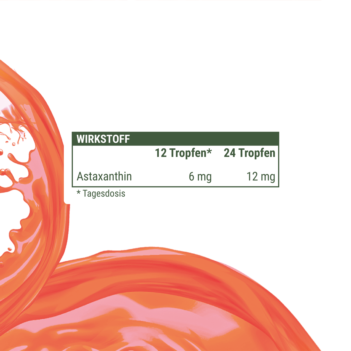 KRAFTGRAS natürliches Astaxanthin hochdosiert in MCT-Öl