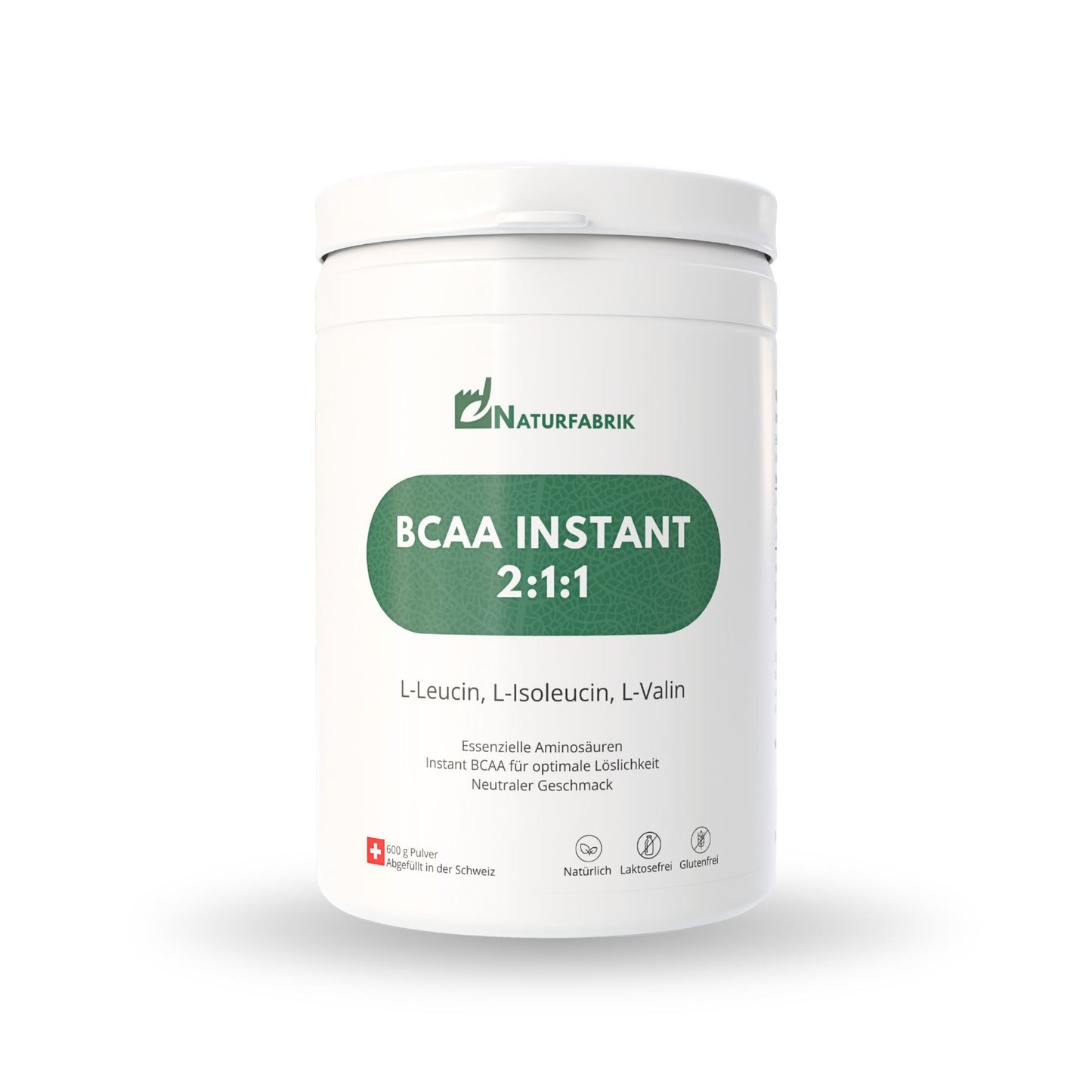 DrogerieMarkt24 - DrogerieMarkt24 NATURFABRIK BCAA Instant 2:1:1 Pulver 600 g - DrogerieMarkt24