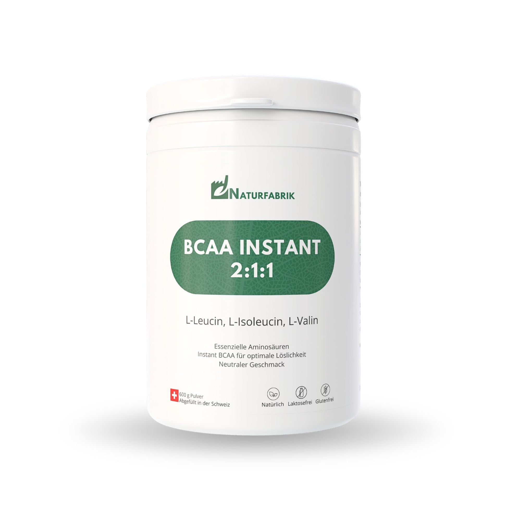 DrogerieMarkt24 - DrogerieMarkt24 NATURFABRIK BCAA Instant 2:1:1 Pulver 600 g - DrogerieMarkt24