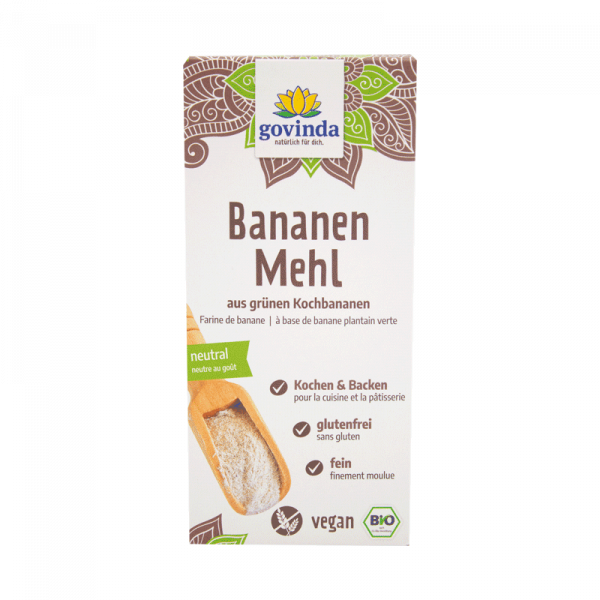 GOVINDA grünes Bananenmehl 350g