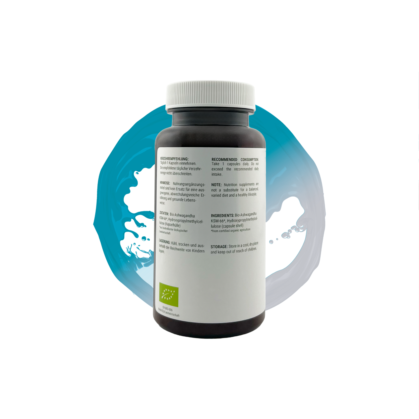 KRAFTGRAS Bio Ashwagandha KSM-66® – Wurzelextrakt