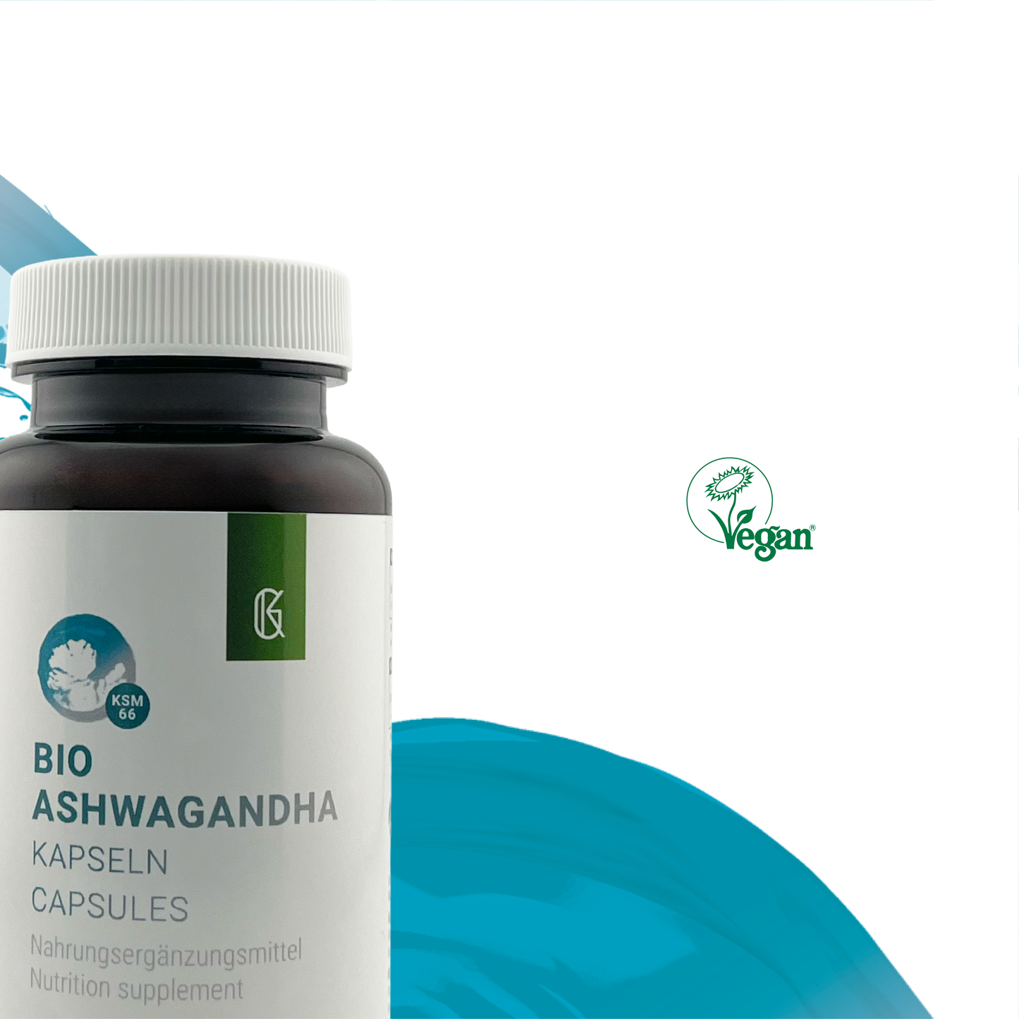 KRAFTGRAS Bio Ashwagandha KSM-66® – Wurzelextrakt