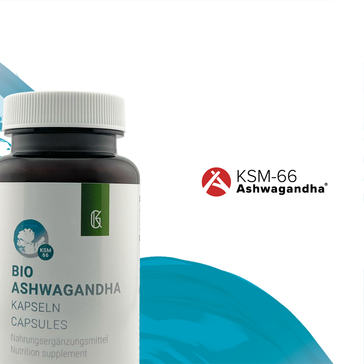 KRAFTGRAS Bio Ashwagandha KSM-66® – Wurzelextrakt