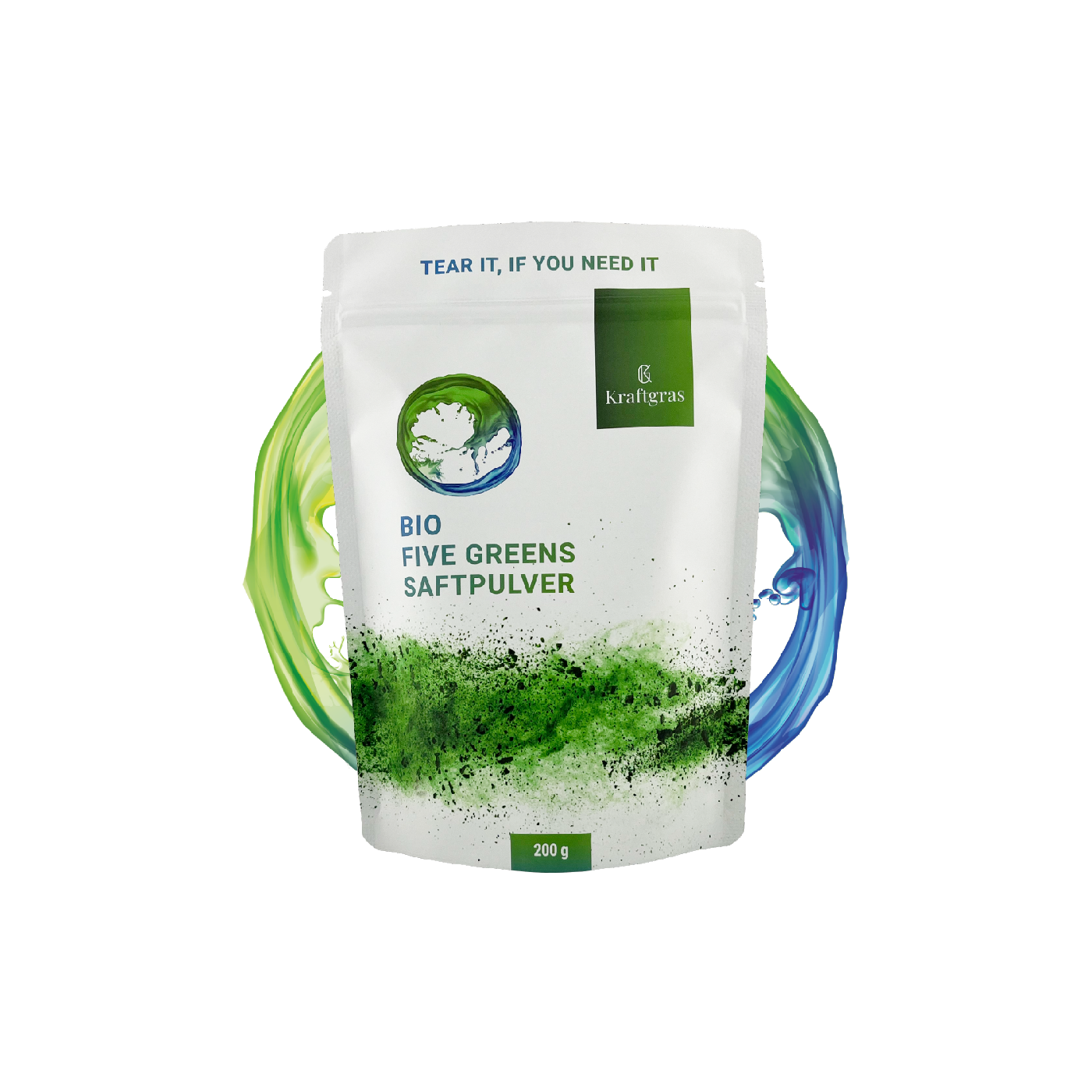 KRAFTGRAS Bio Five Greens Saftpulver
