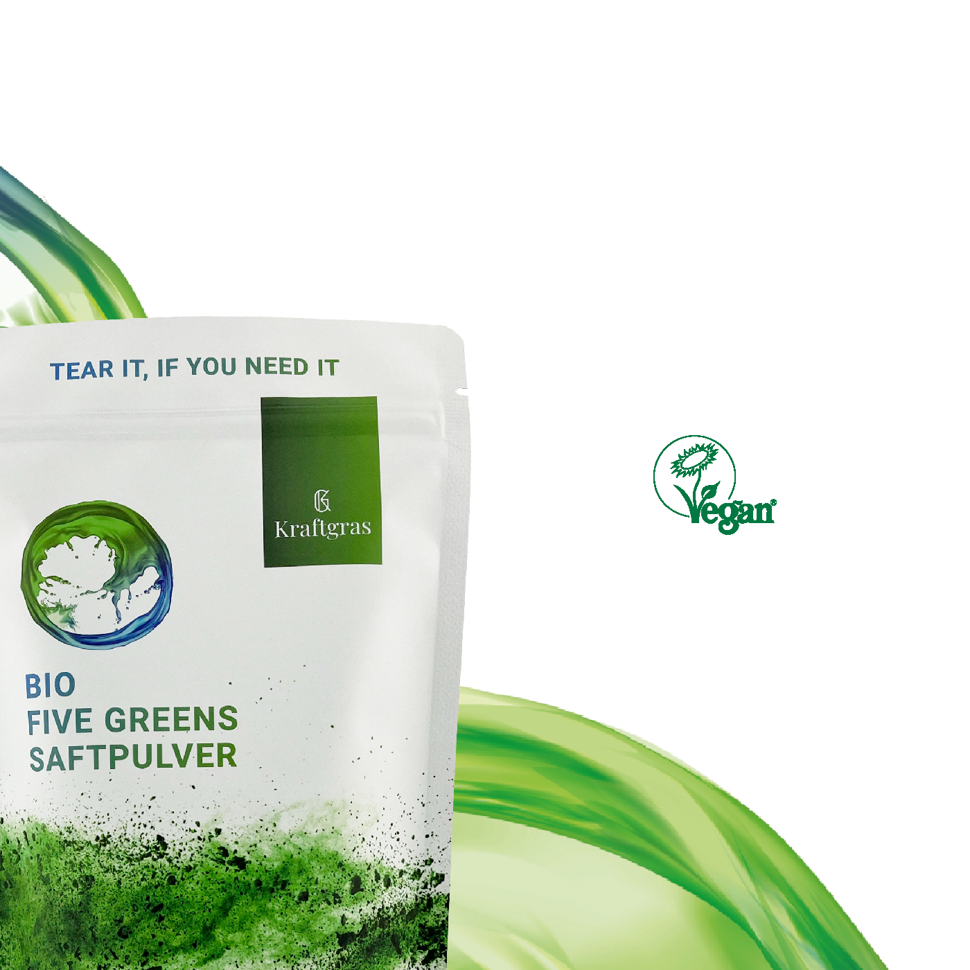 KRAFTGRAS Bio Five Greens Saftpulver