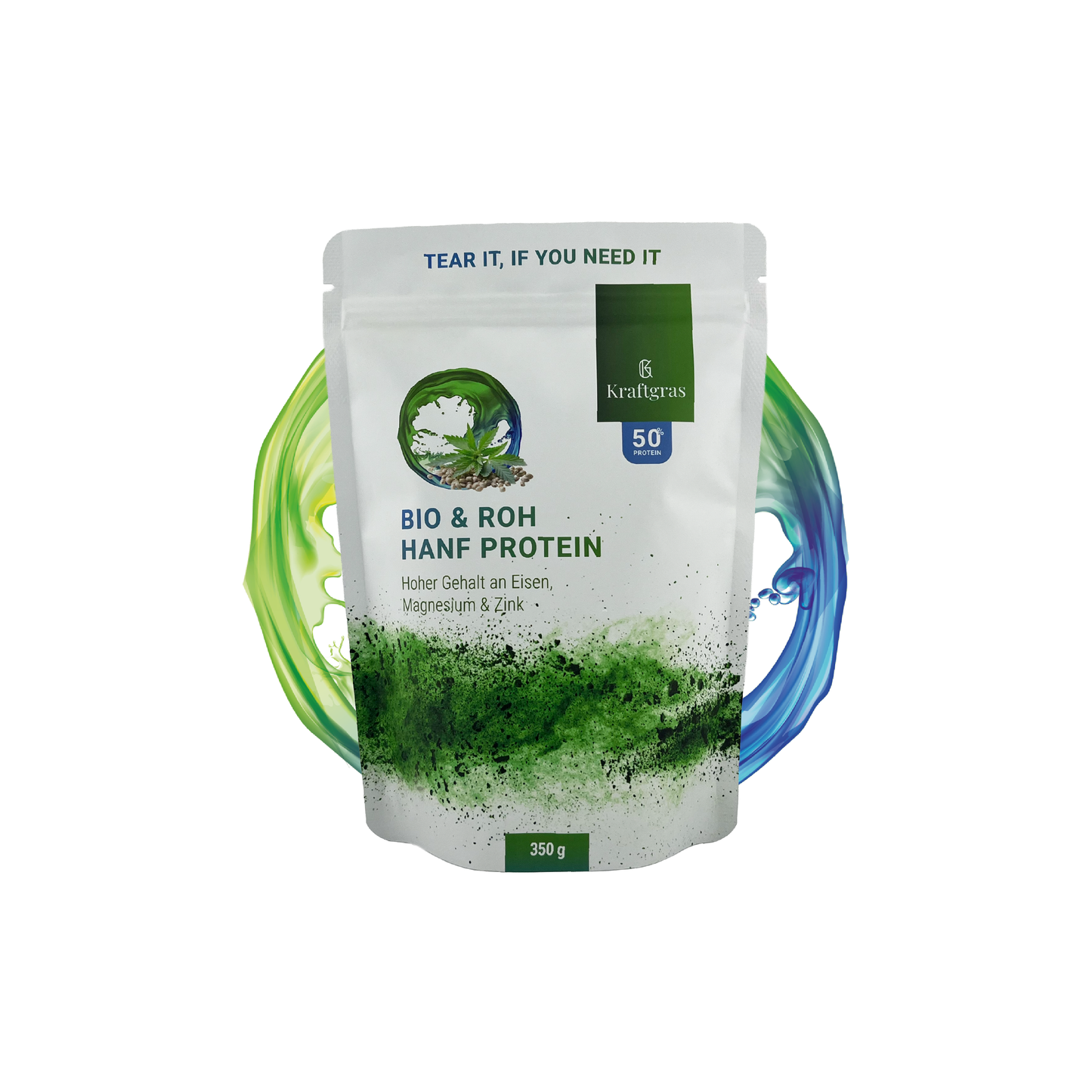KRAFTGRAS Bio & Roh Hanf Protein