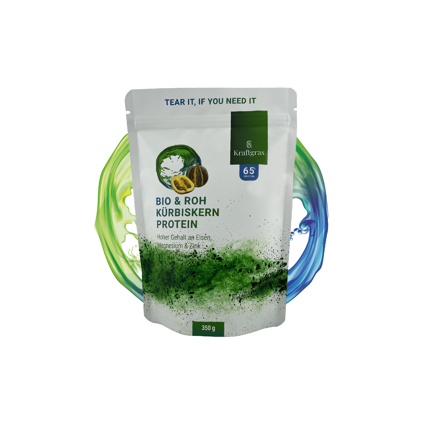 KRAFTGRAS Bio & Roh Kürbis Kern Protein