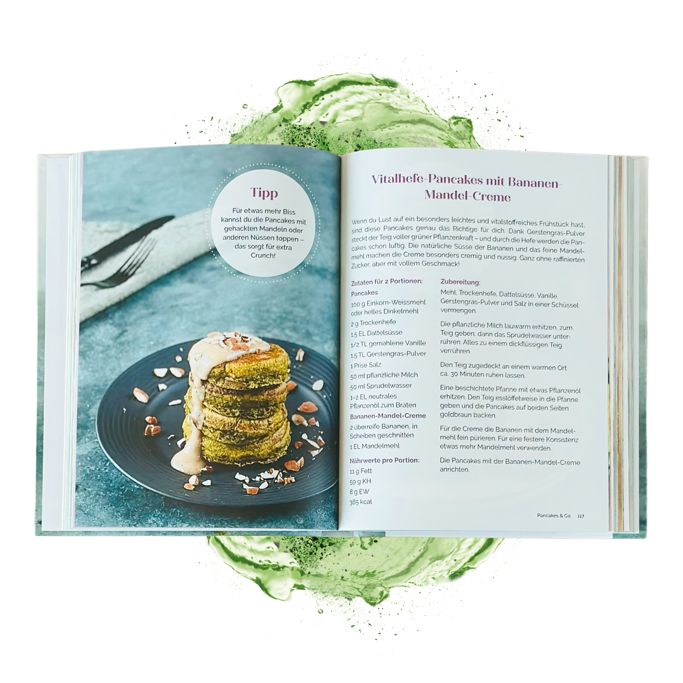 KRAFTGRAS Rezeptbuch Gerstengras
