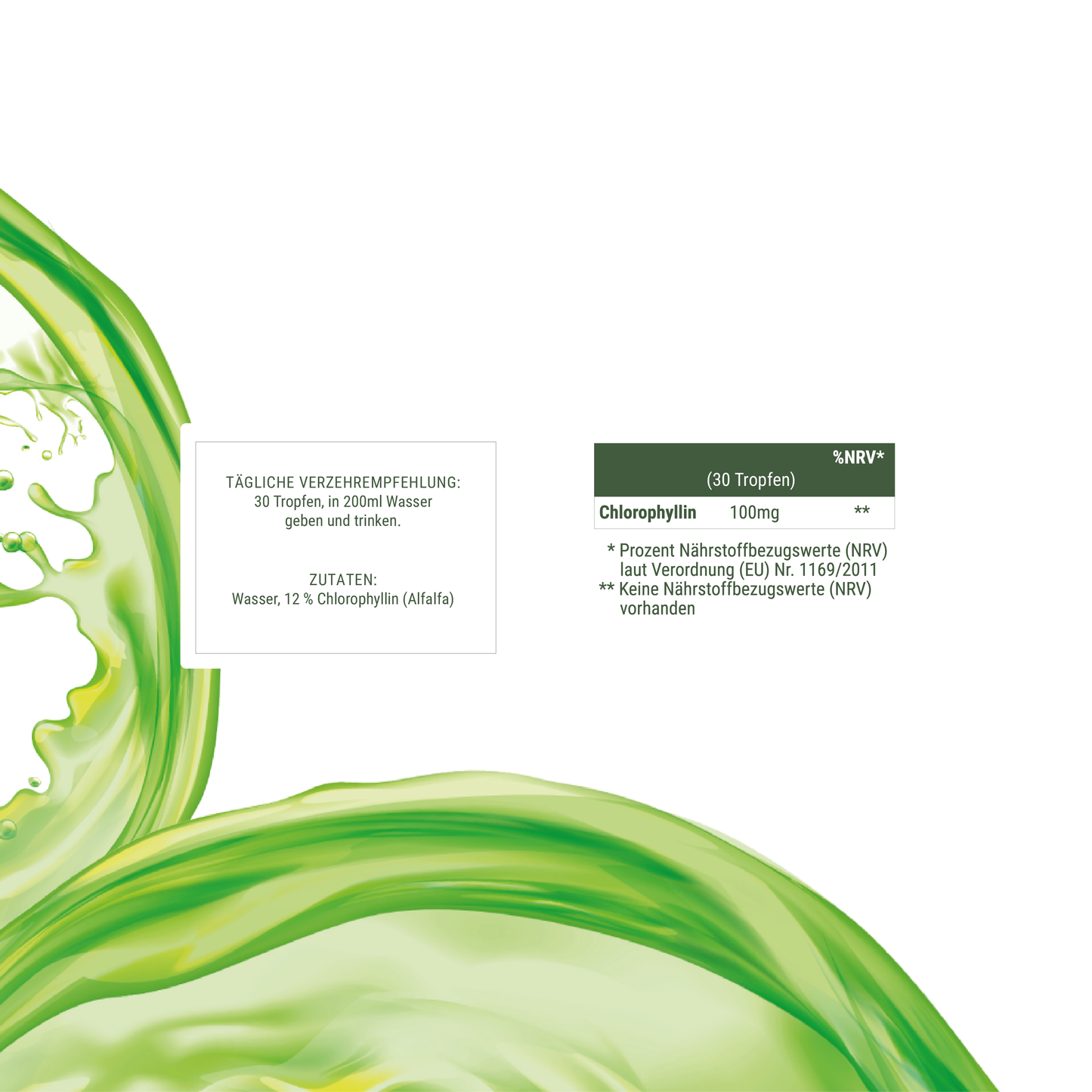 KRAFTGRAS Chlorophylltropfen aus Alfalfa