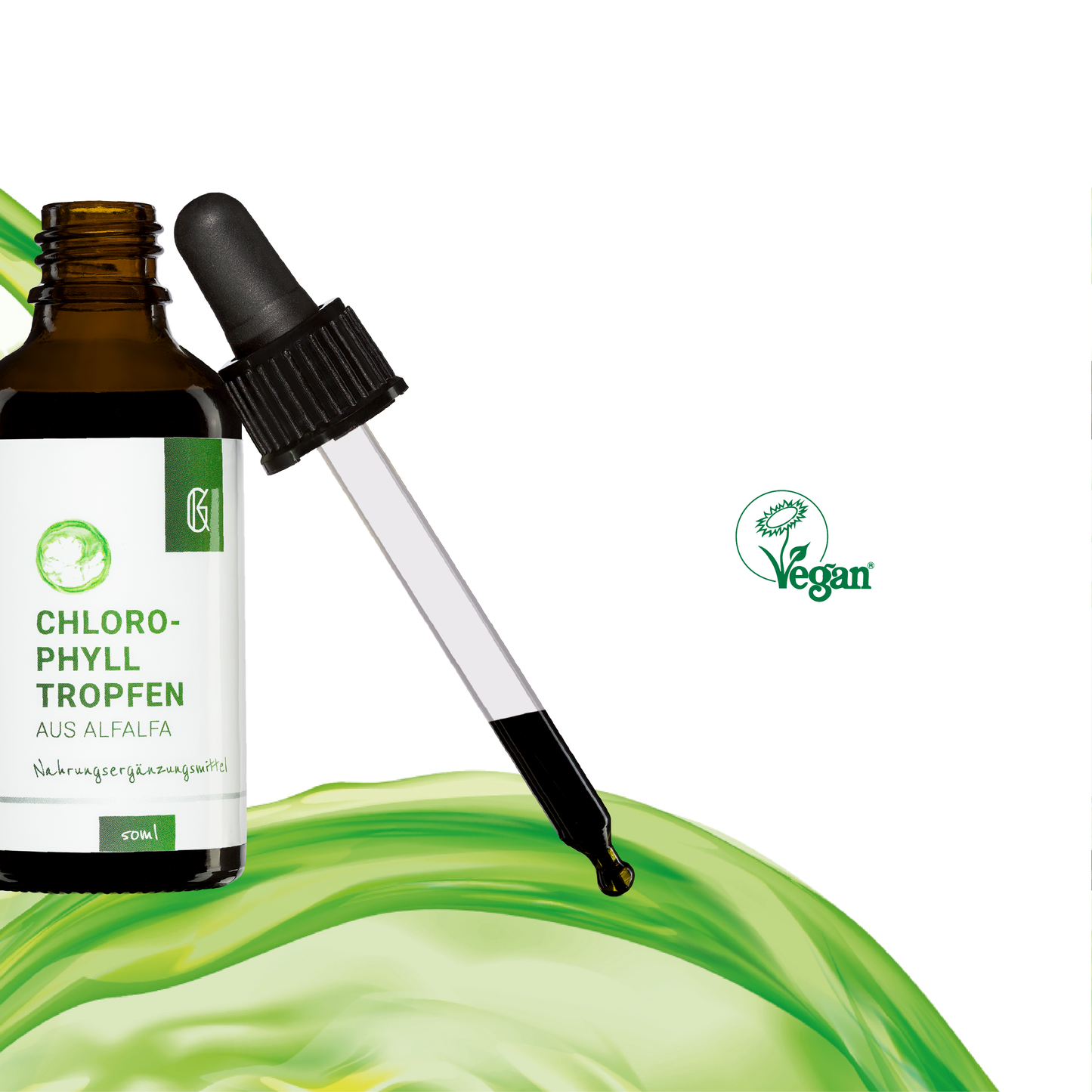 KRAFTGRAS Chlorophylltropfen aus Alfalfa