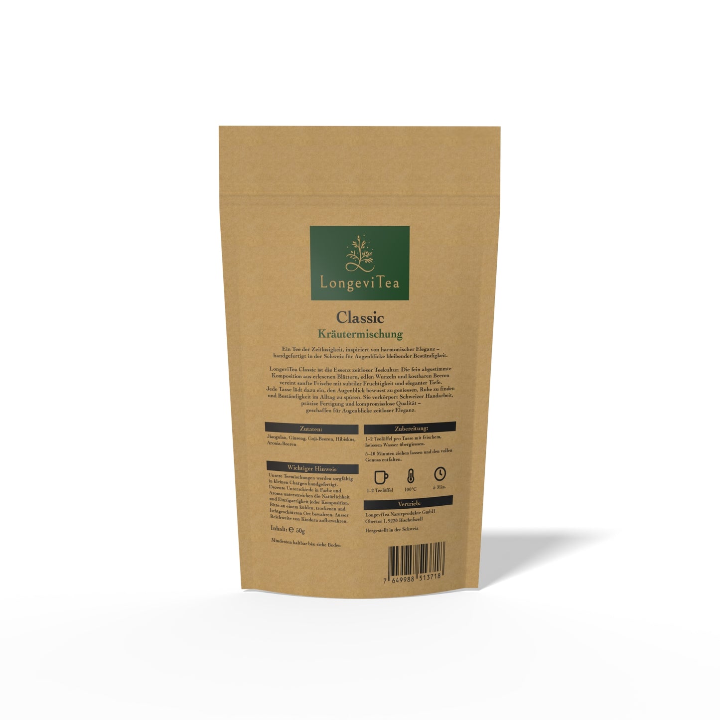 LongeviTea Bio Kräutertee Classic 50 g