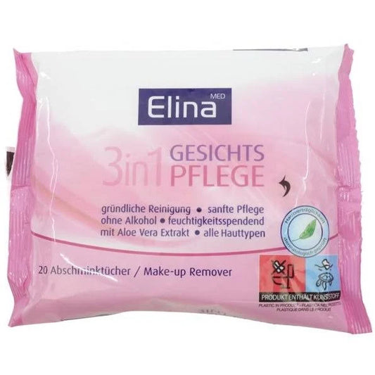 Feuchttücher 20er Elina Abschminktücher 20x21cm