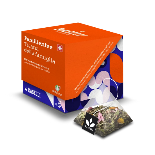 Raselli Bio Familientee mit Pfefferminze & Malve