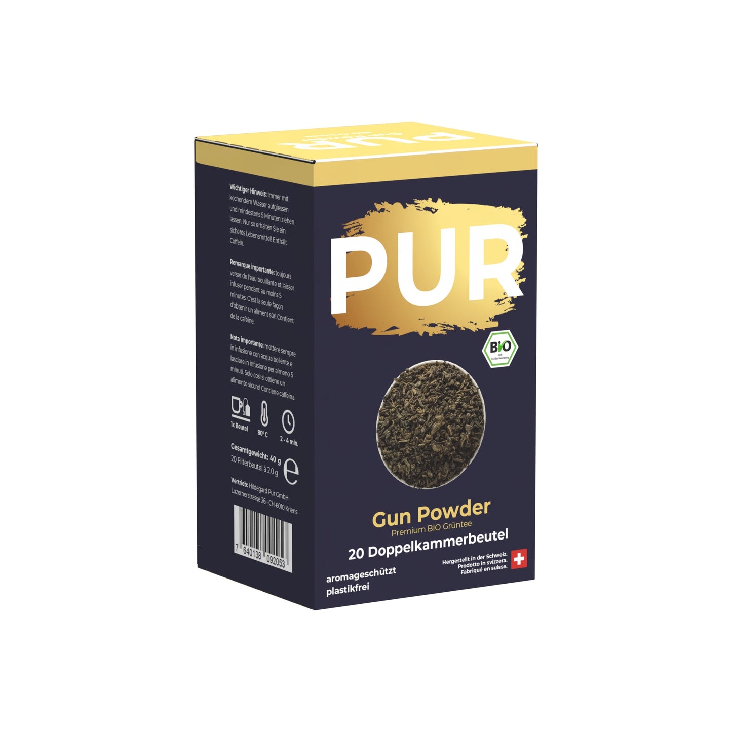 PUR Gunpowder Grüntee BIO 20 Btl