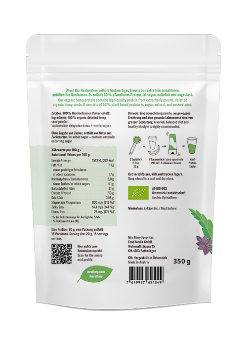 Bio Hanf Protein 350g