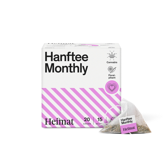 HEIMAT Hanftee Monthly Btl 15 Stk