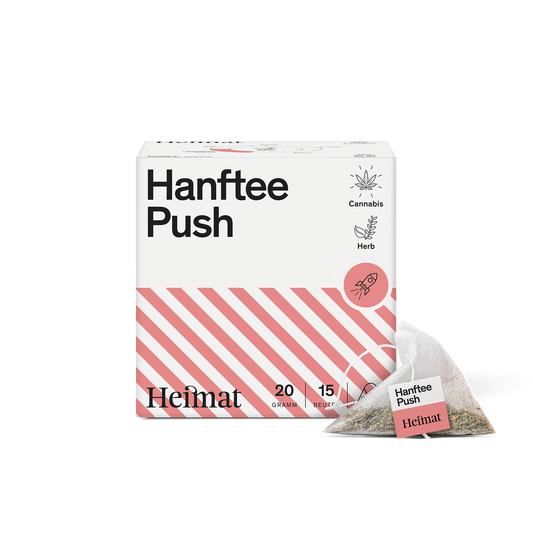 HEIMAT Hanftee Push Btl 15 Stk