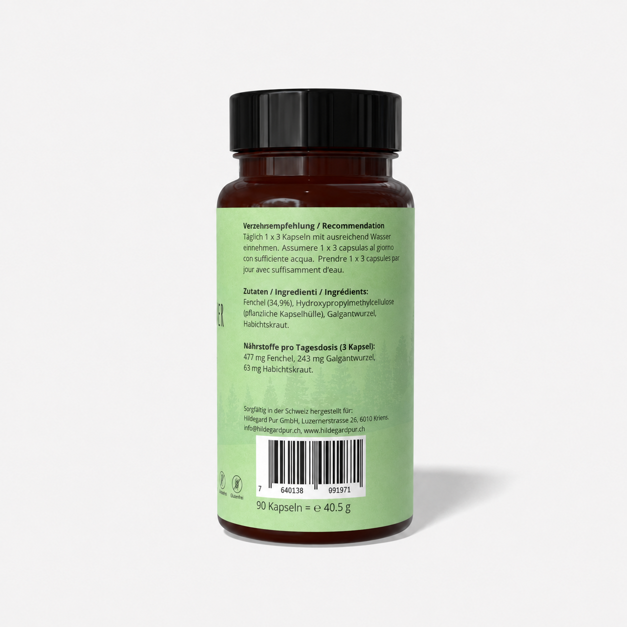 Hildegard Pur Fenchel Mischpulver Kapseln 90 Stk.